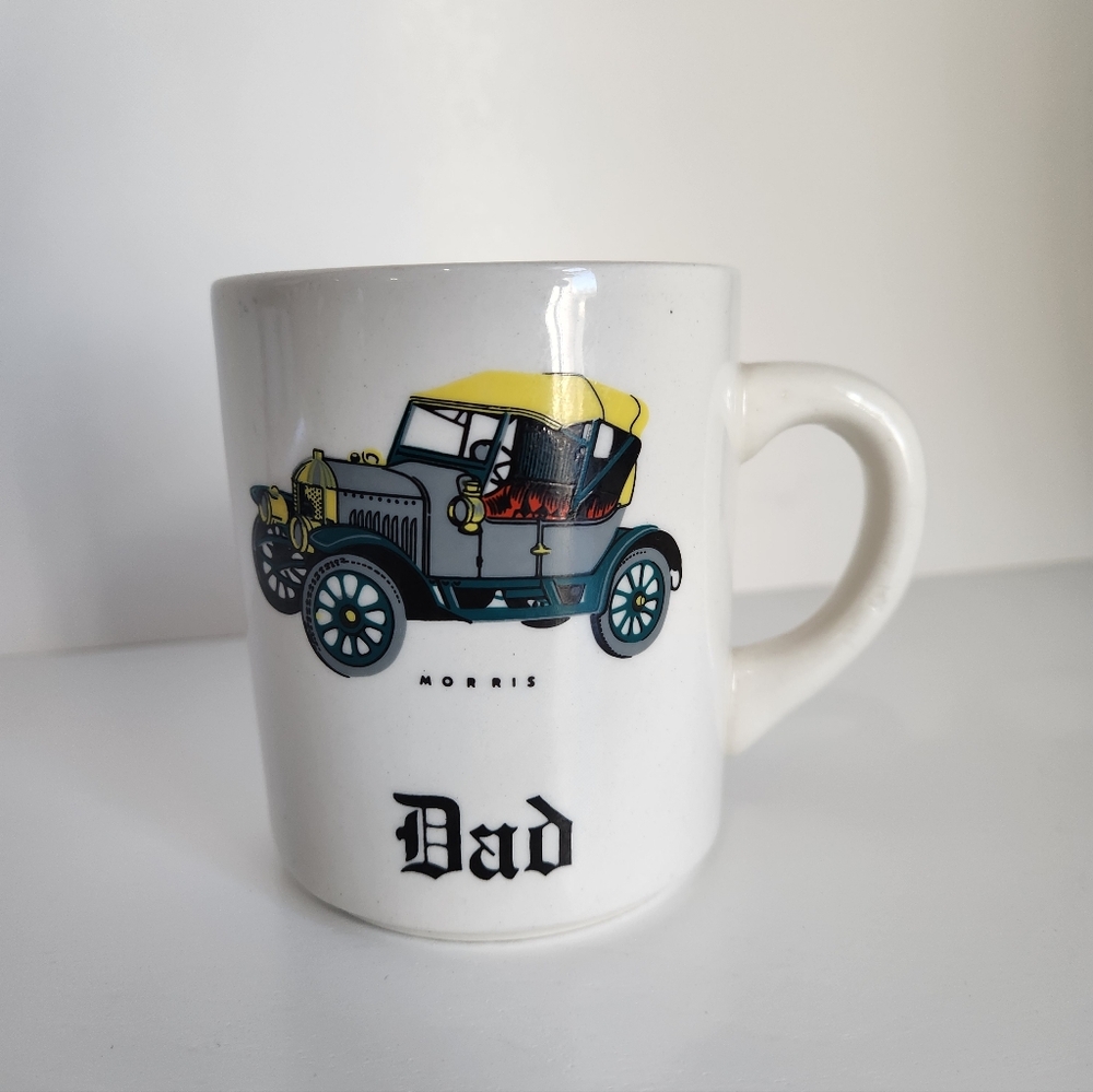 Dad MORRIS Mr. Mugs Coffee Mug Made In England Vintage Collectible Father